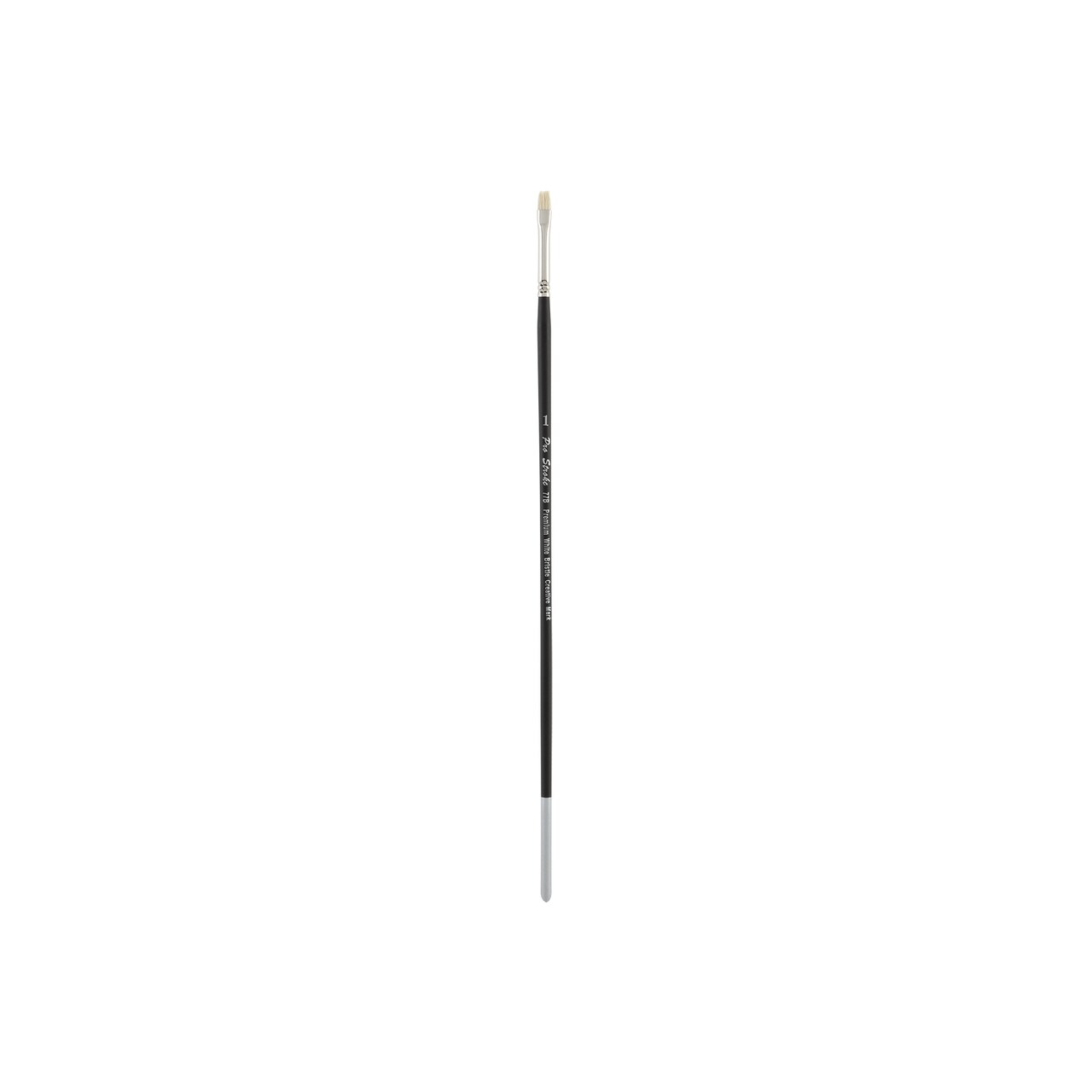 Creative Mark Pro Stroke Premium White Chungking Hog Bristle Artist Paint Brush - Bright - Natural Bristle Brush w/ Great Control Suitable for Oils, Watercolors, Acrylics, Alkyds, Caseins